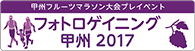 フォトロゲイニング甲州2017
